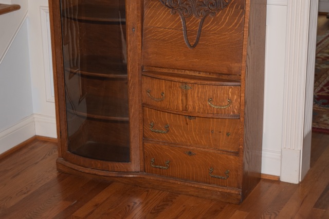 Antique Oak Secretary Desk