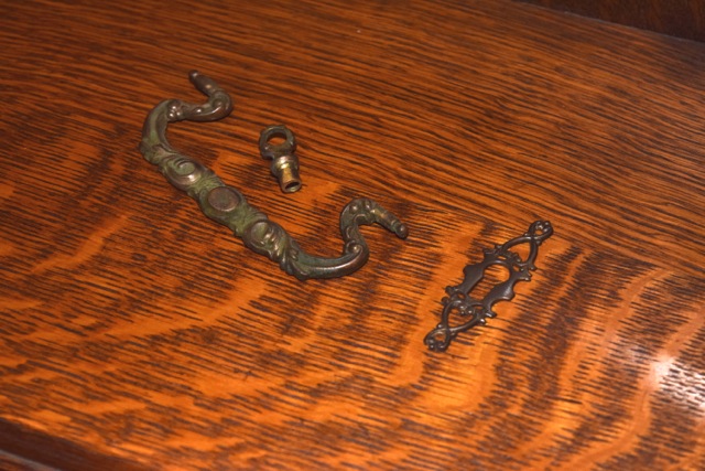 Antique Oak Secretary Desk