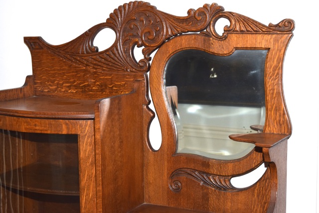 Antique Oak Secretary Desk