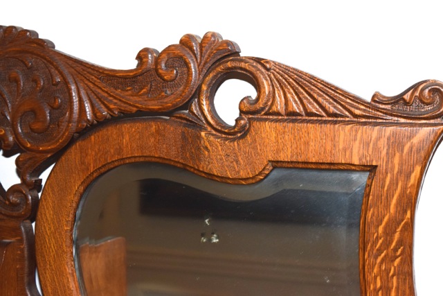 Antique Oak Secretary Desk