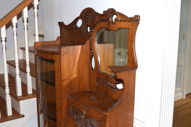 Antique Oak Secretary Desk