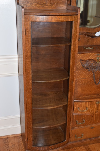 Antique Oak Secretary Desk