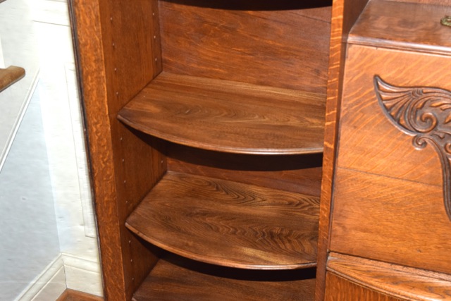 Antique Oak Secretary Desk