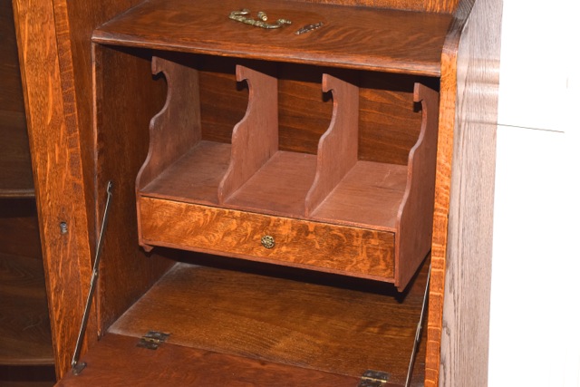 Antique Oak Secretary Desk