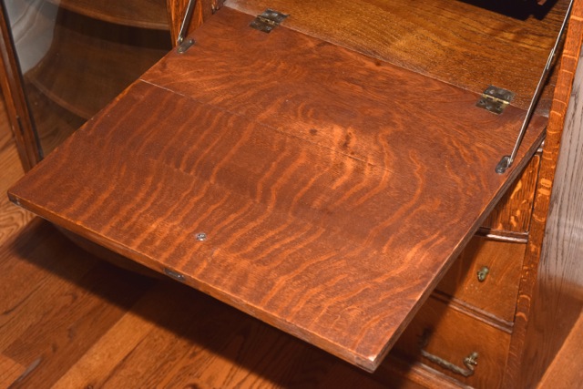 Antique Oak Secretary Desk