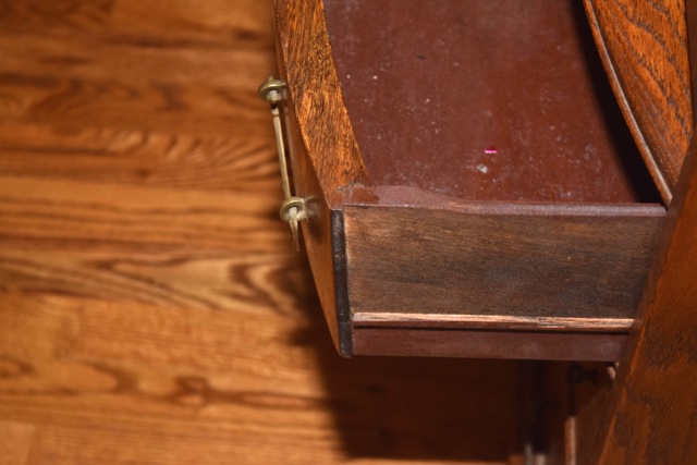 Antique Oak Secretary Desk