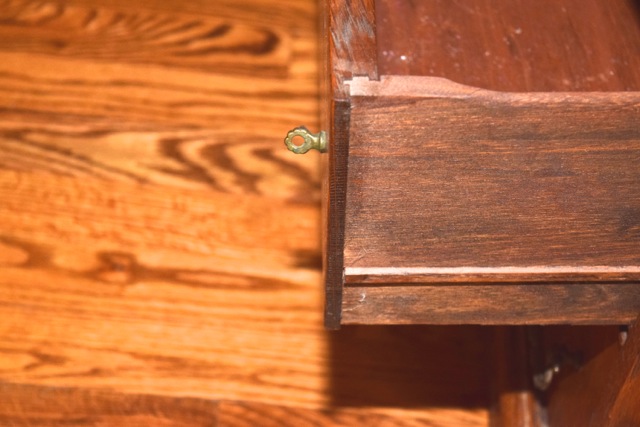 Antique Oak Secretary Desk