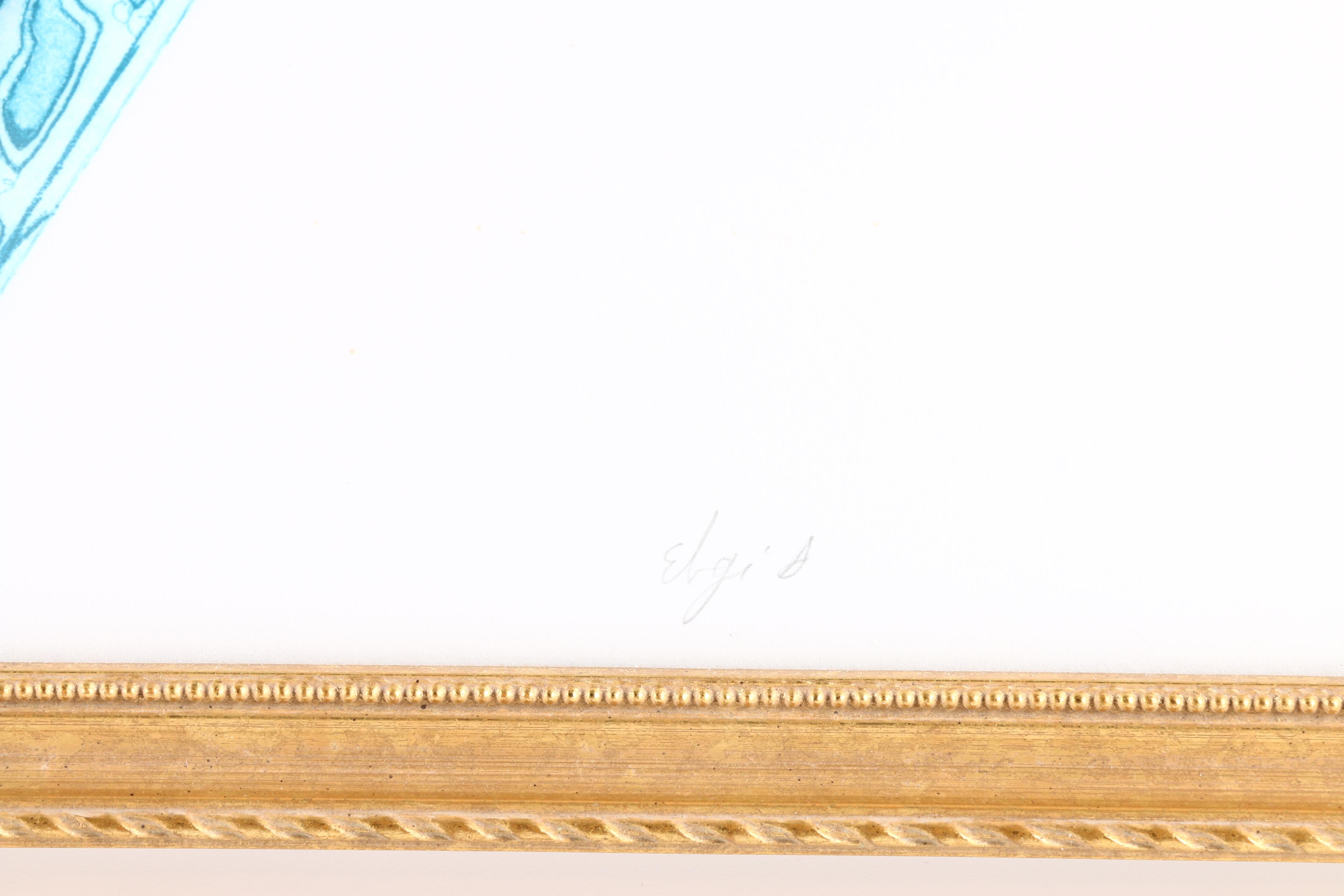 Amram Ebgi Limited Edition Lithograph "Six Symbols"