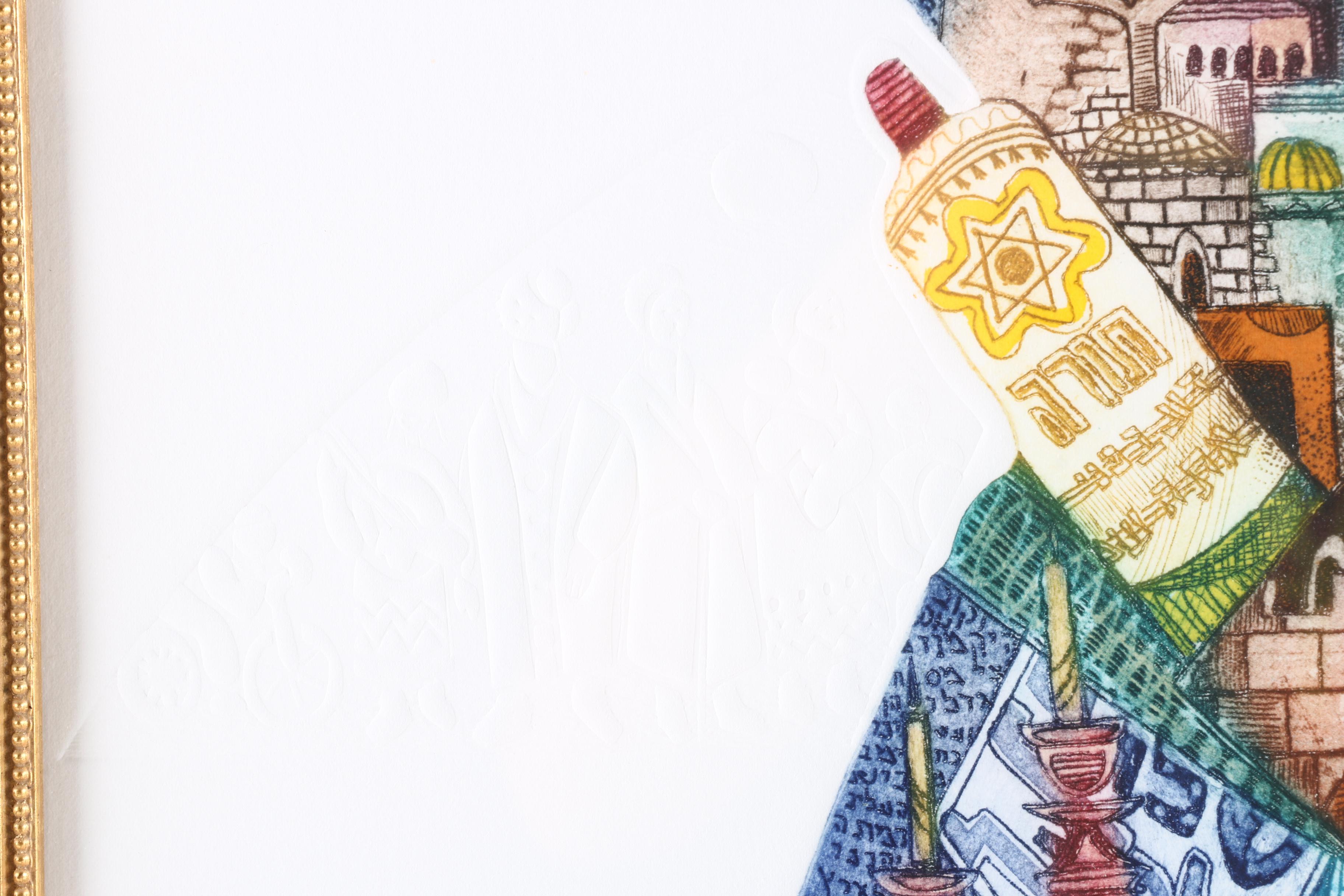 Amram Ebgi Limited Edition Lithograph "Six Symbols"