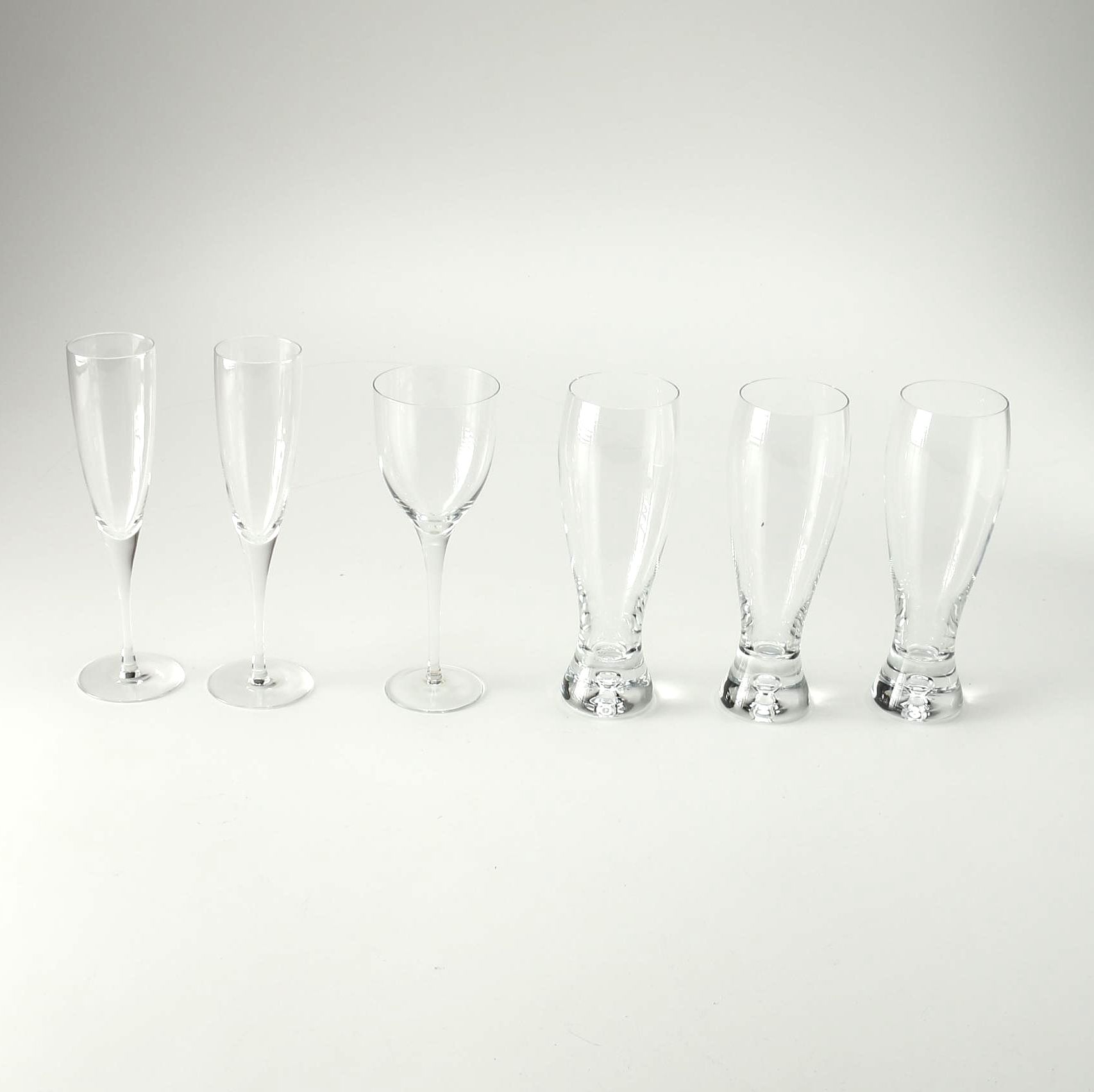 Collection of Clear Glassware