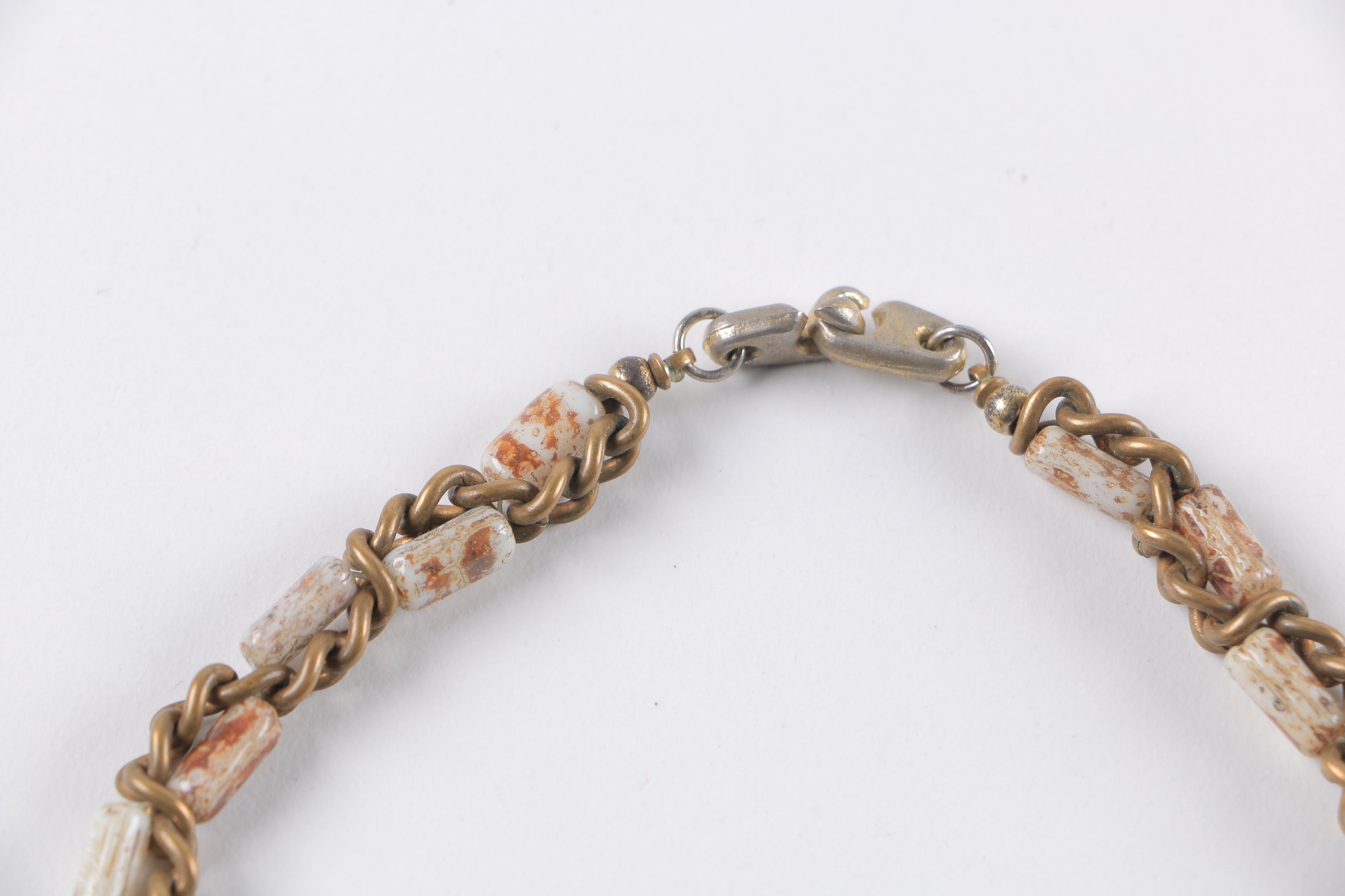 Mixed Stones Including Mother of Pearl Costume Jewelry