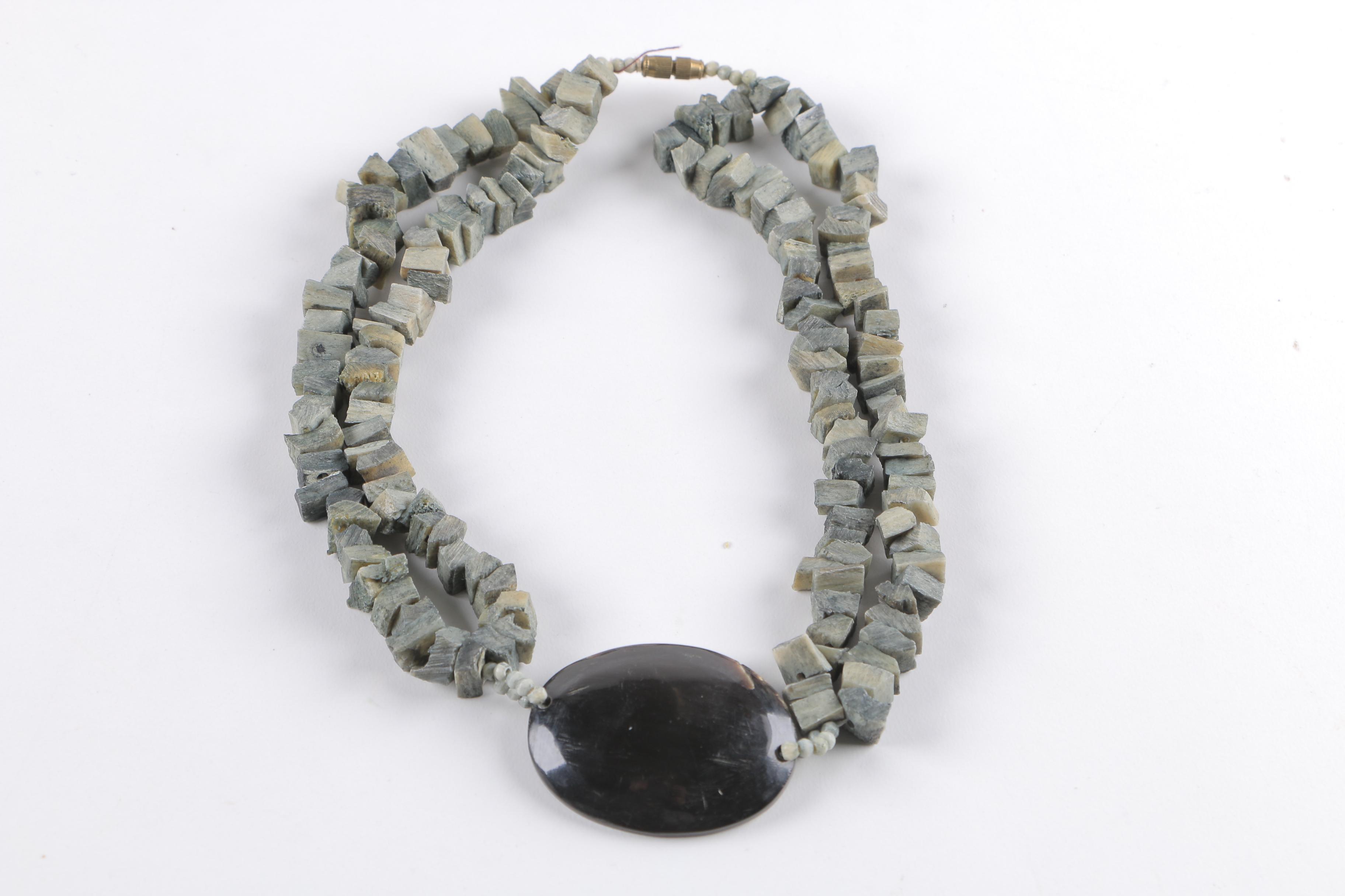 Mixed Stones Including Mother of Pearl Costume Jewelry