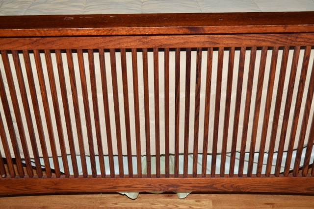 Mission Style Oak King Sized Bed Frame