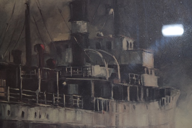Limited Edition Signed Offset Lithograph After John Kelly "Steam-Ship"