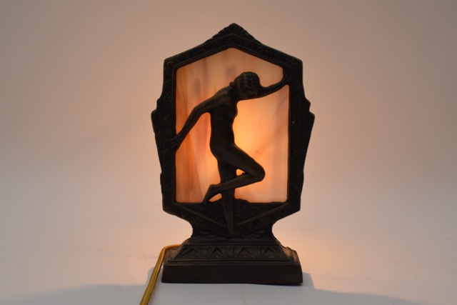 Semi-Antique Art Deco Table Lamp