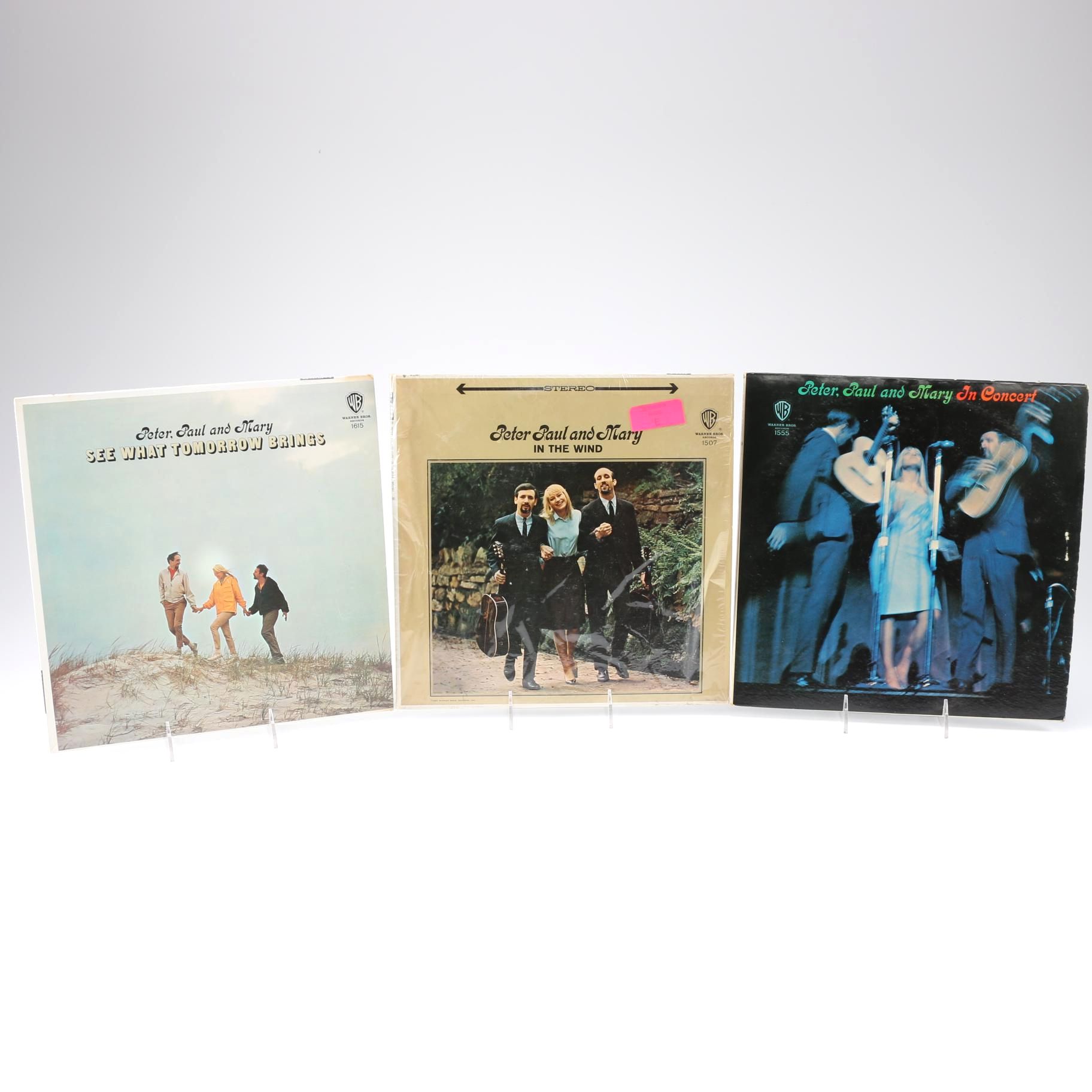 Vintage Peter Paul and Mary LPs