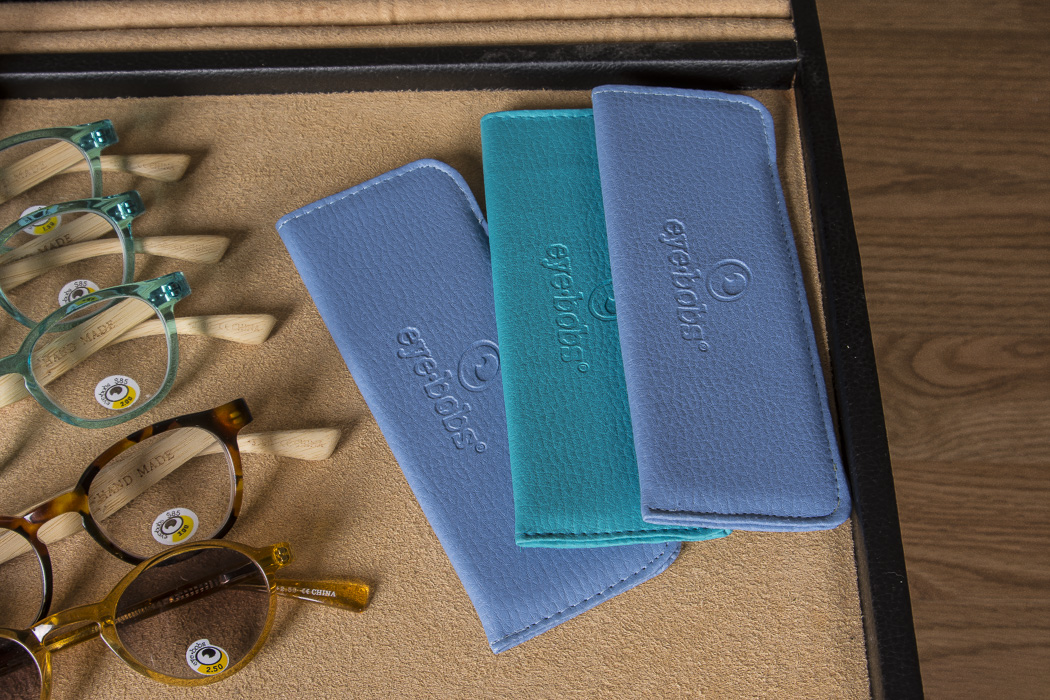 Eyebobs Retail Display with Five Eyebobs Children's Reading Glasses and Cases