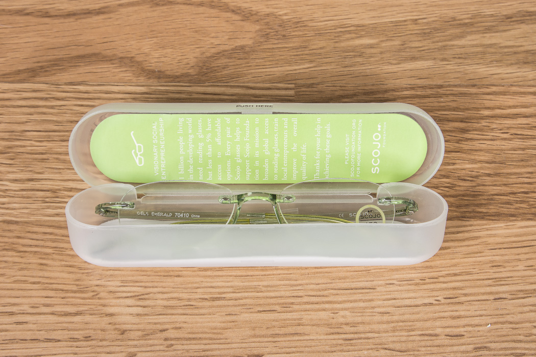 Eyebobs and Scojo Gels Reader Glasses with Cases