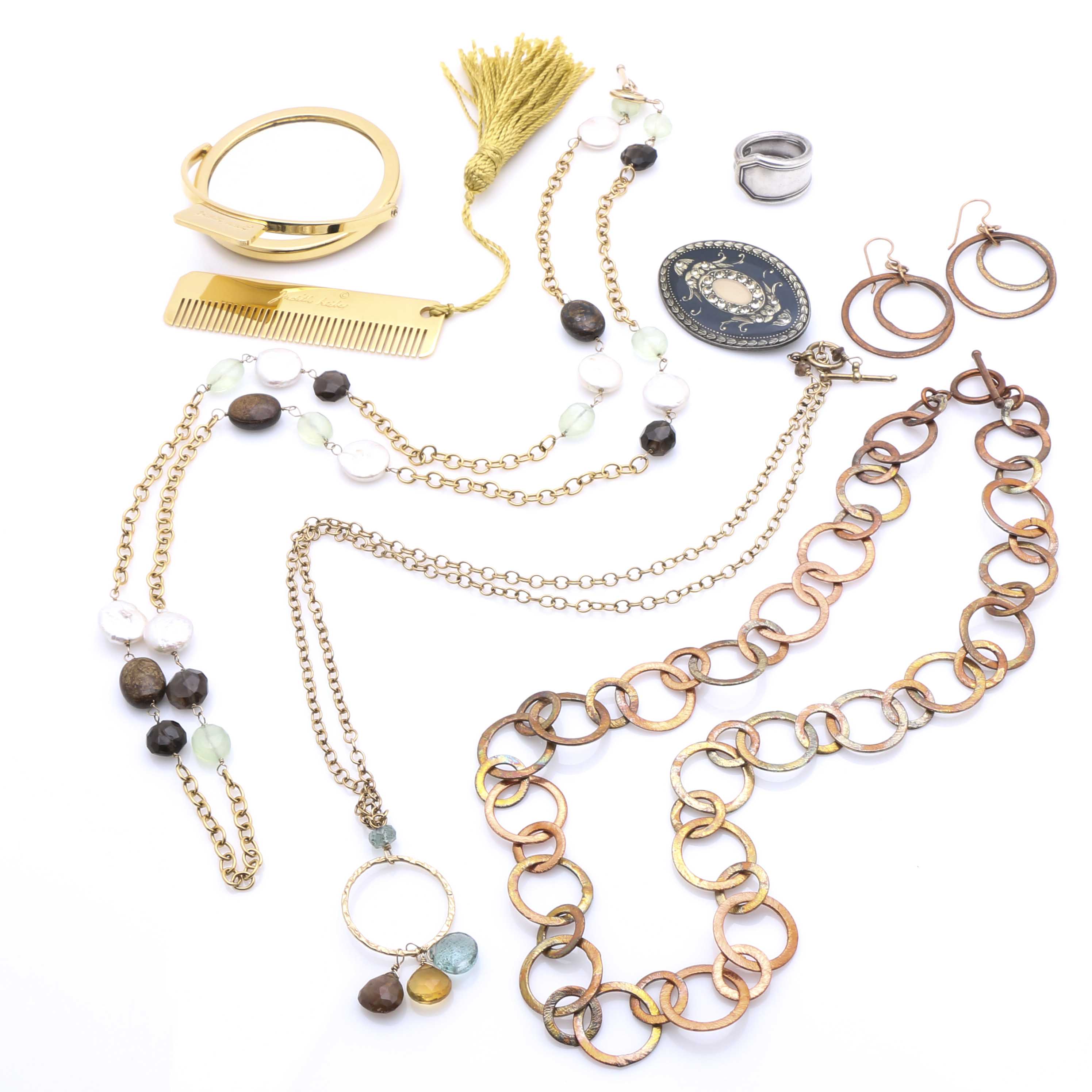 Costume Jewelry Collection Including Judith Leiber and Catherine Popesco