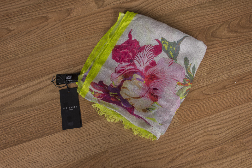 Three Long Scarves Including Ted Baker