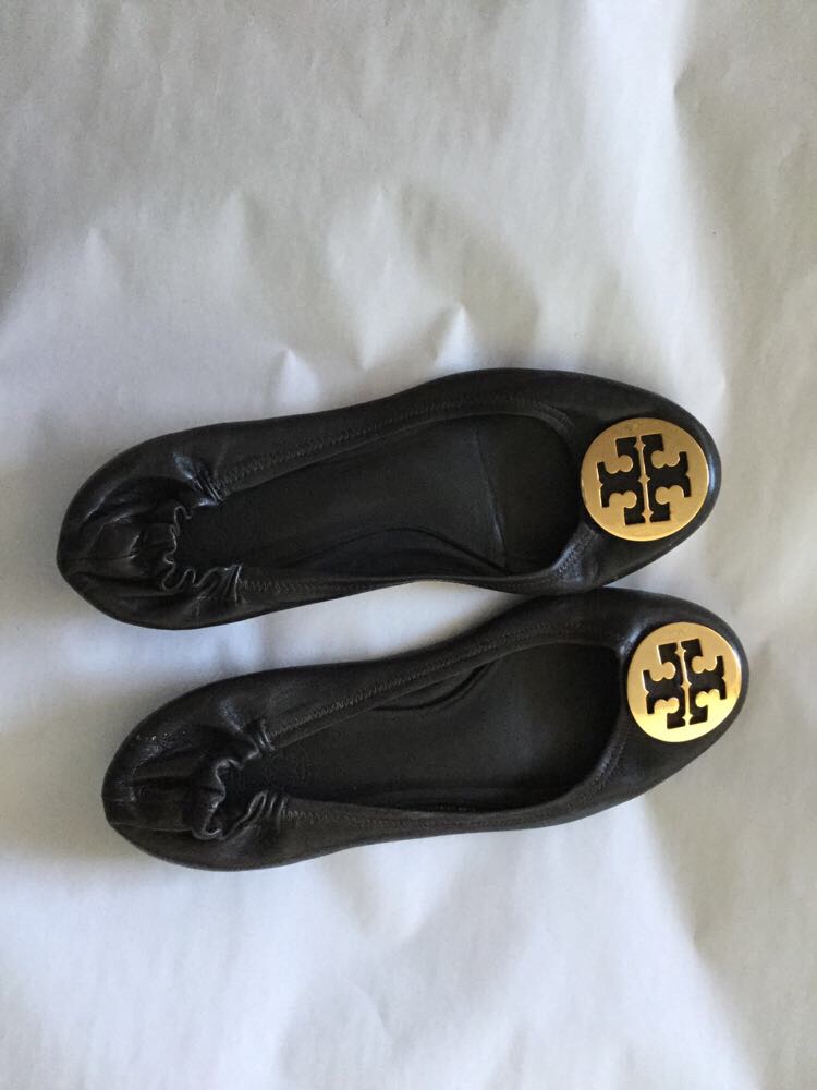 *UNLISTABLE* Dark Brown Tory Burch Leather Flats