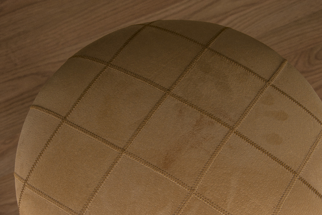 Suede Top Swivel Stools