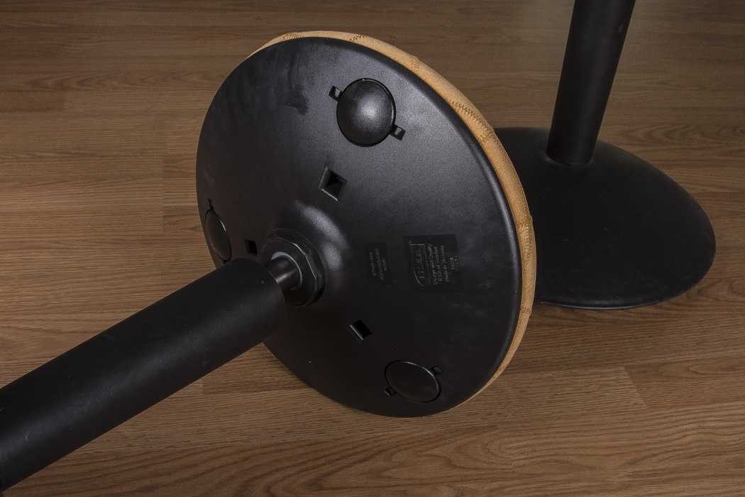 Suede Top Swivel Stools