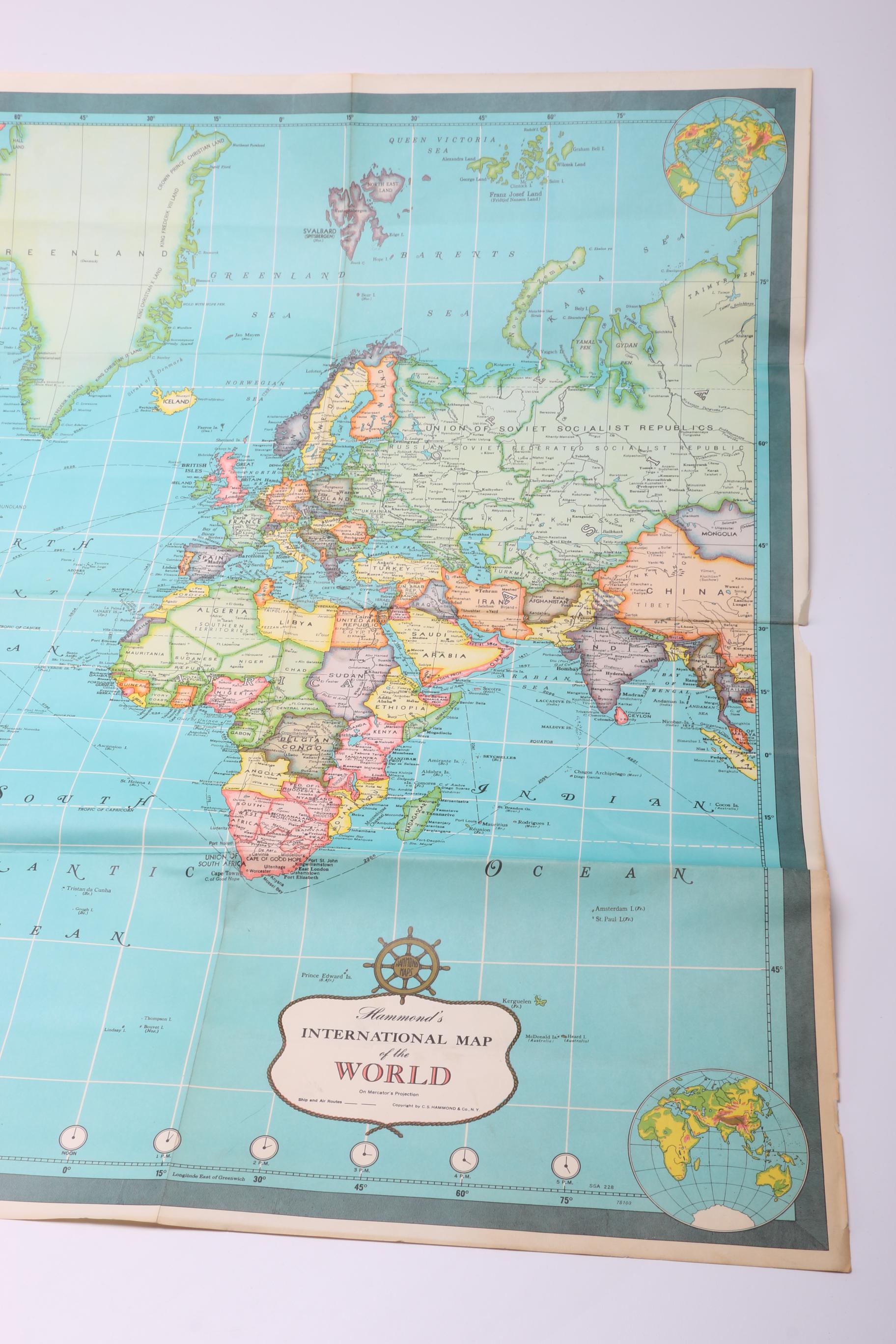 Vintage World Maps