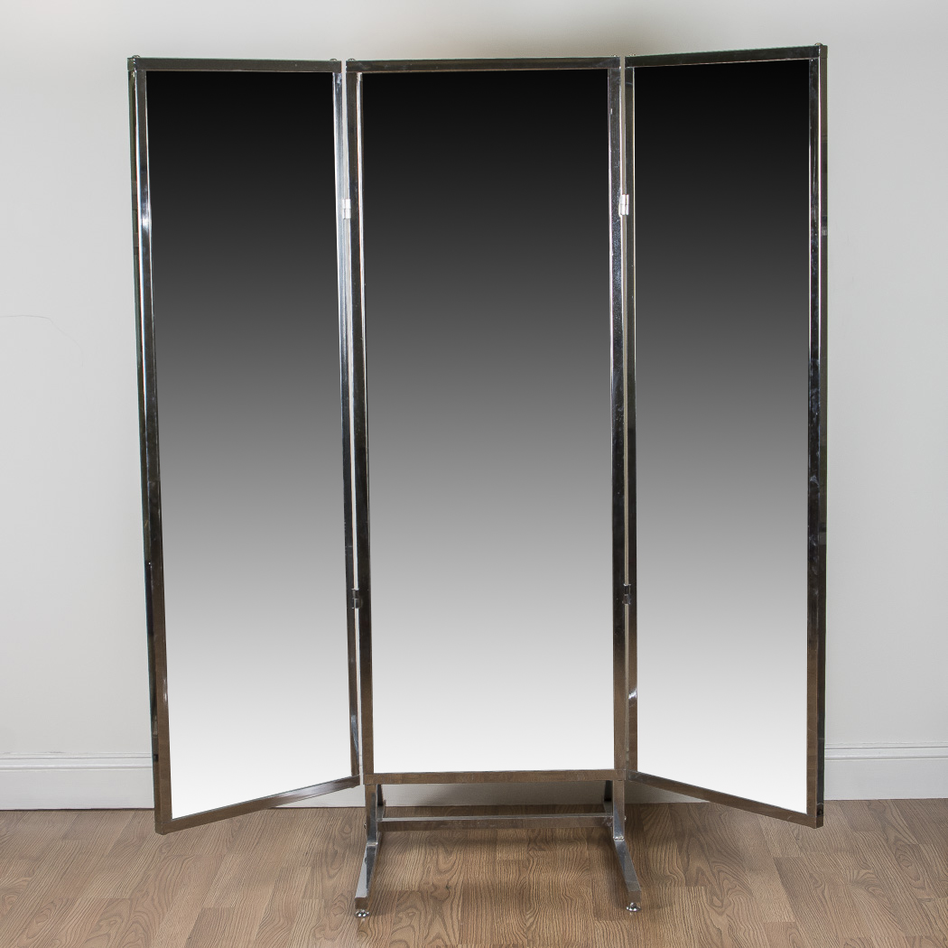 Tri-Folding Freestanding Mirror