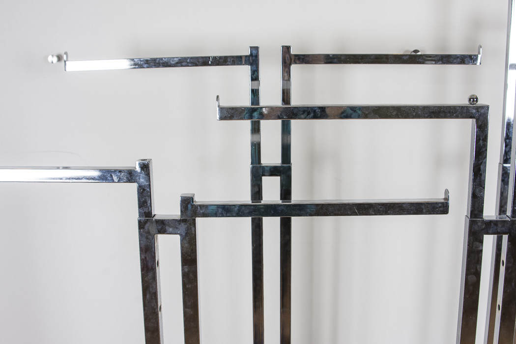 Five Chrome Display Racks