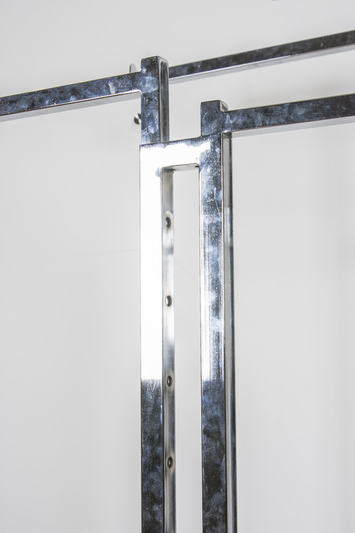 Five Chrome Display Racks