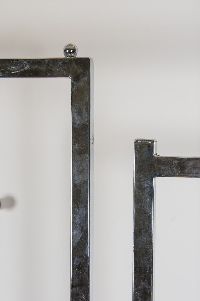 Five Chrome Display Racks