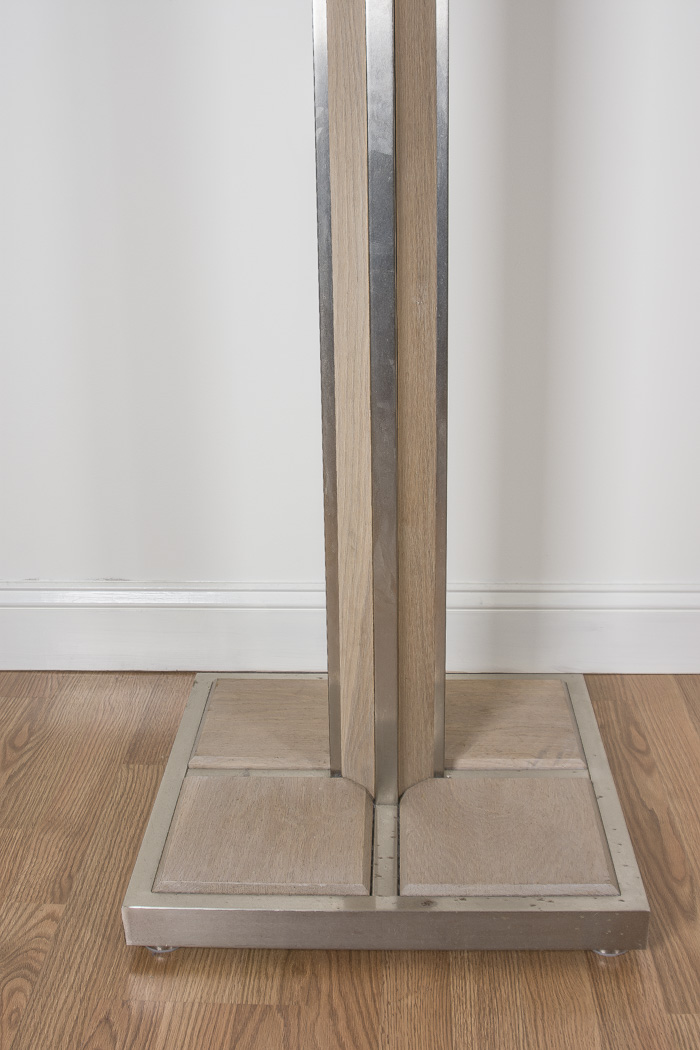 Set of Five Wood and Metal Display Racks