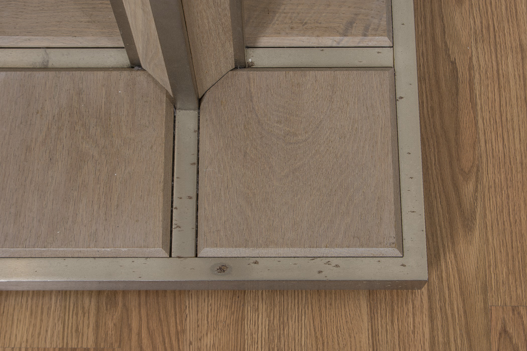 Set of Five Wood and Metal Display Racks