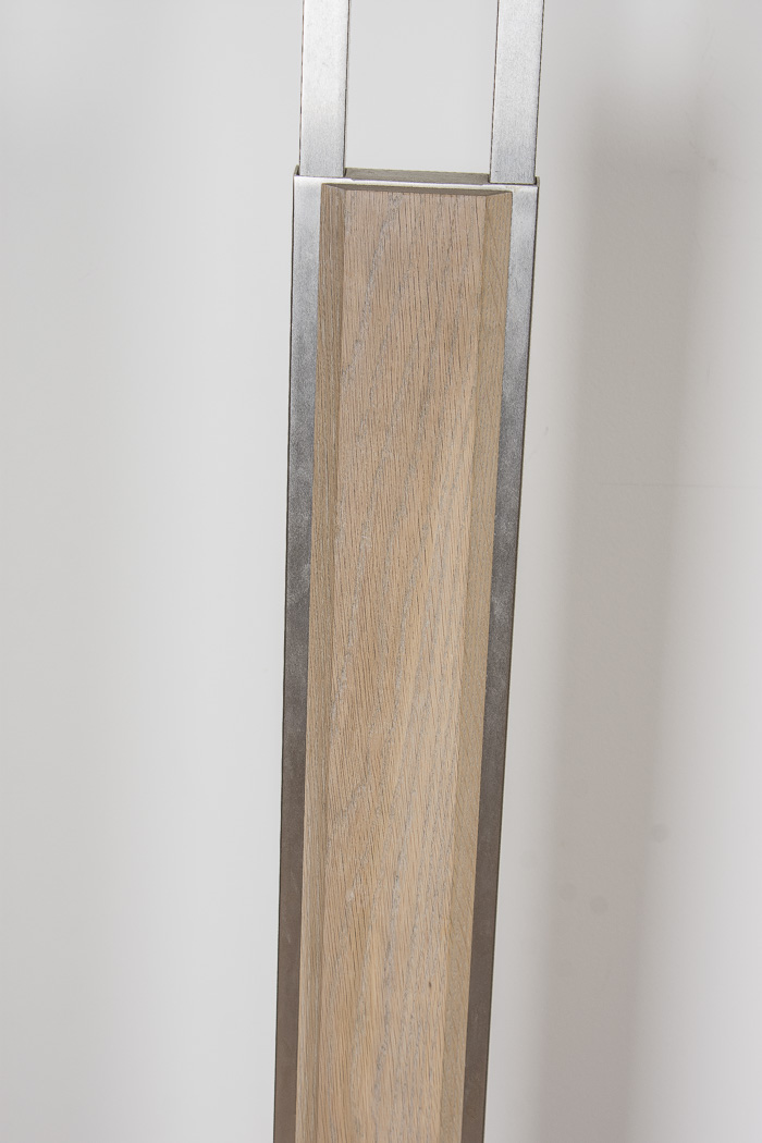 Set of Five Wood and Metal Display Racks