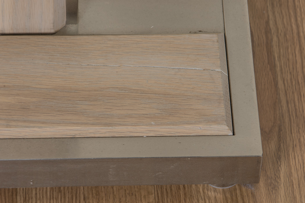 Set of Five Wood and Metal Display Racks