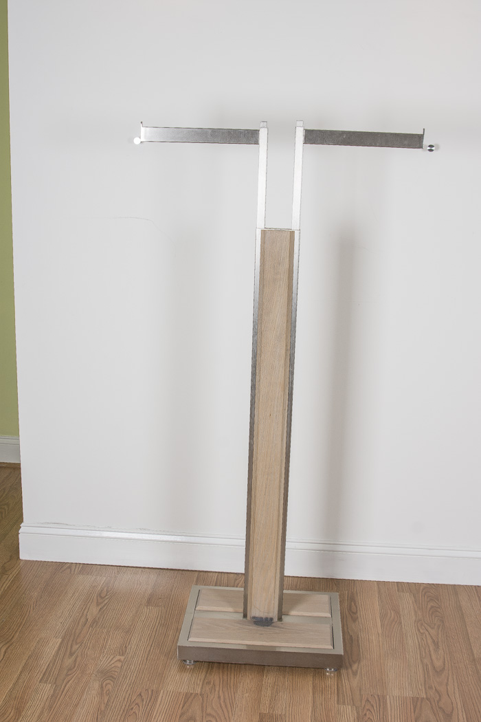 Set of Five Wood and Metal Display Racks