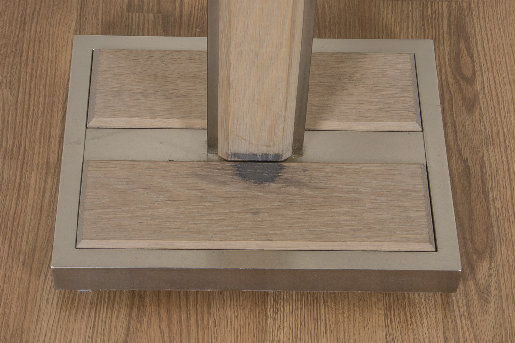 Set of Five Wood and Metal Display Racks