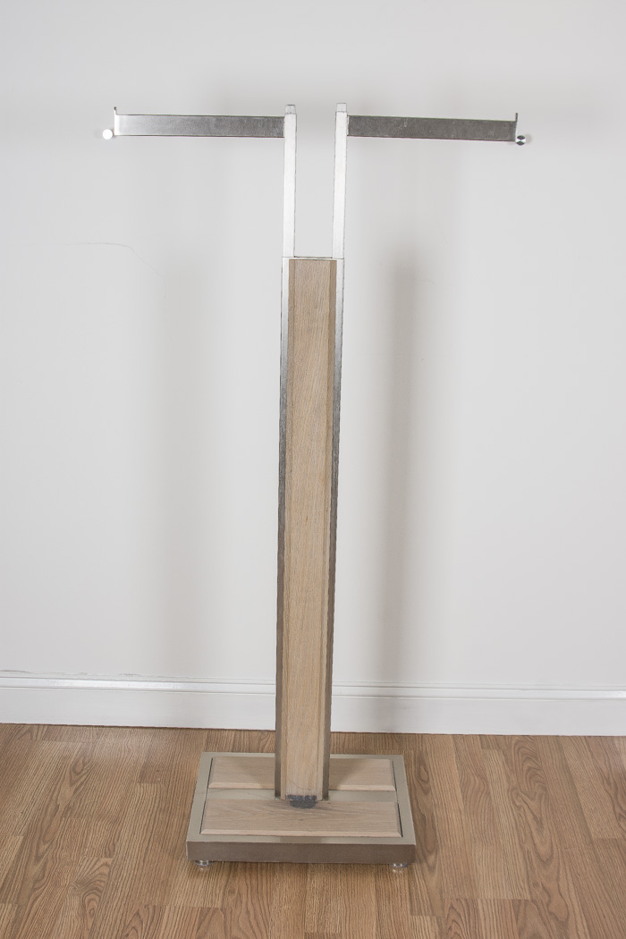 Set of Five Wood and Metal Display Racks