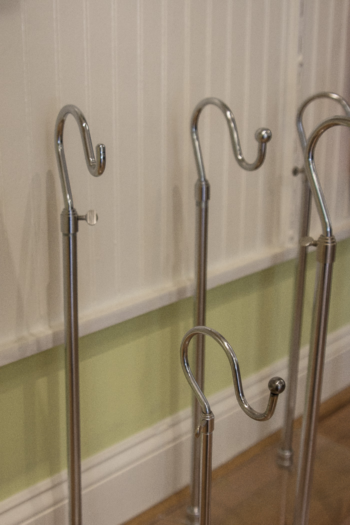 Metal and Lucite Hook Displays