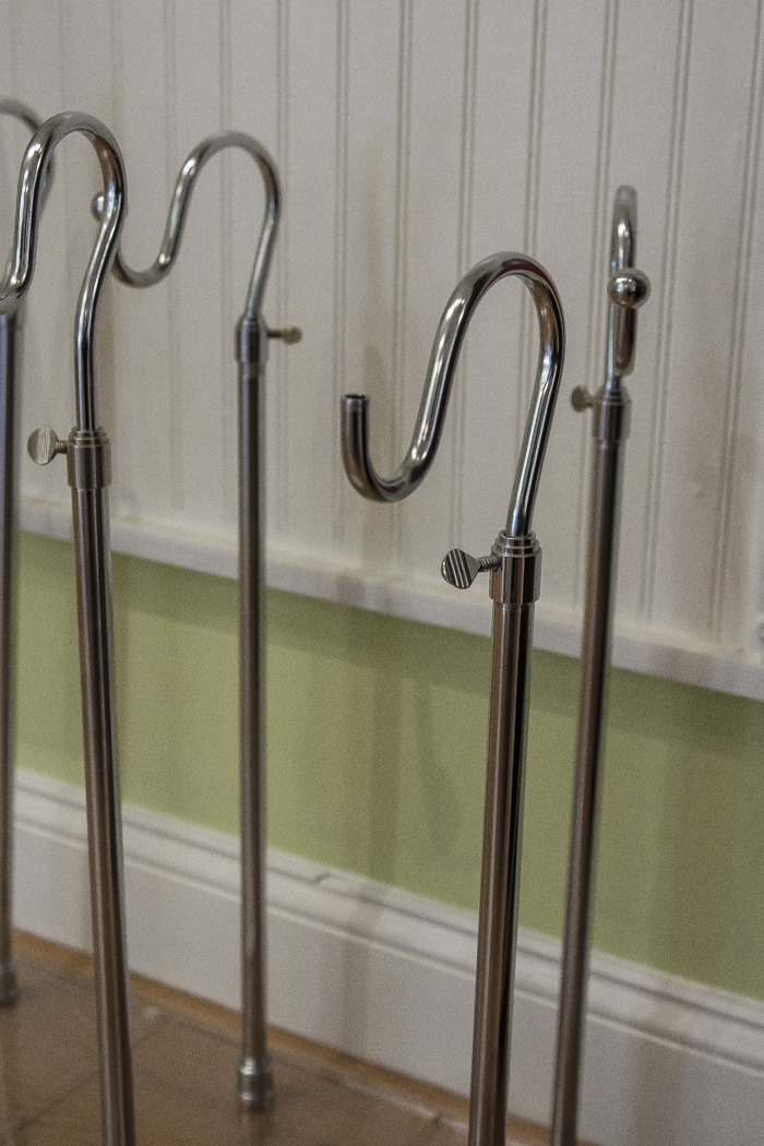 Metal and Lucite Hook Displays