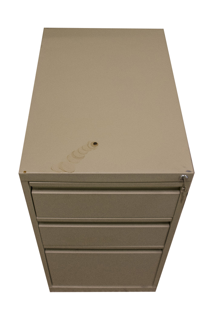 Three Metal Filing Cabinets
