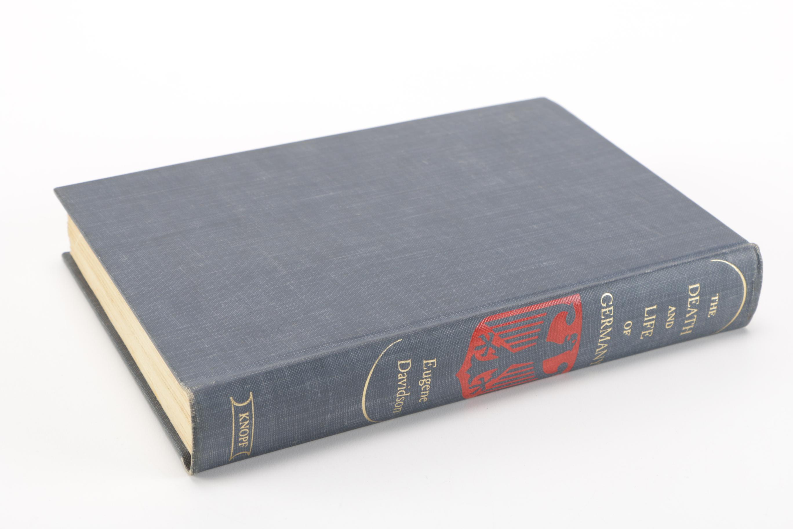 1959 First Edition "The Death and Life of Germany" by Eugene Davidson