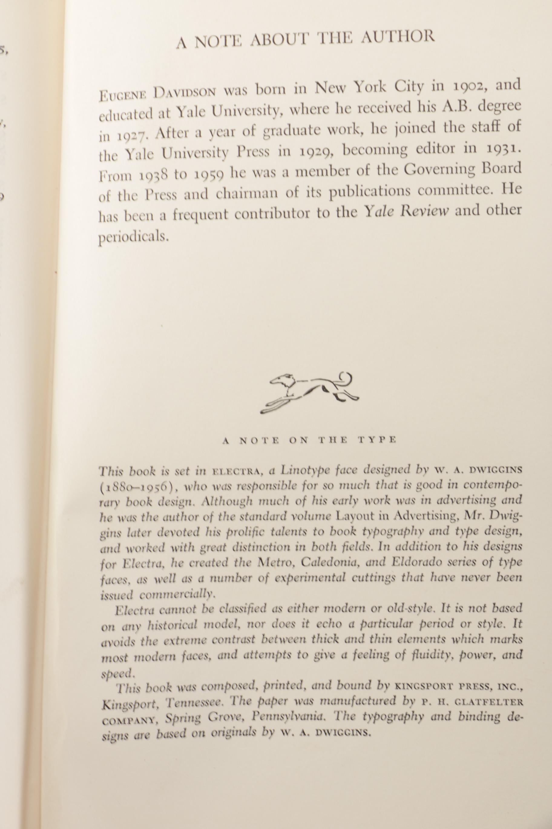 1959 First Edition "The Death and Life of Germany" by Eugene Davidson