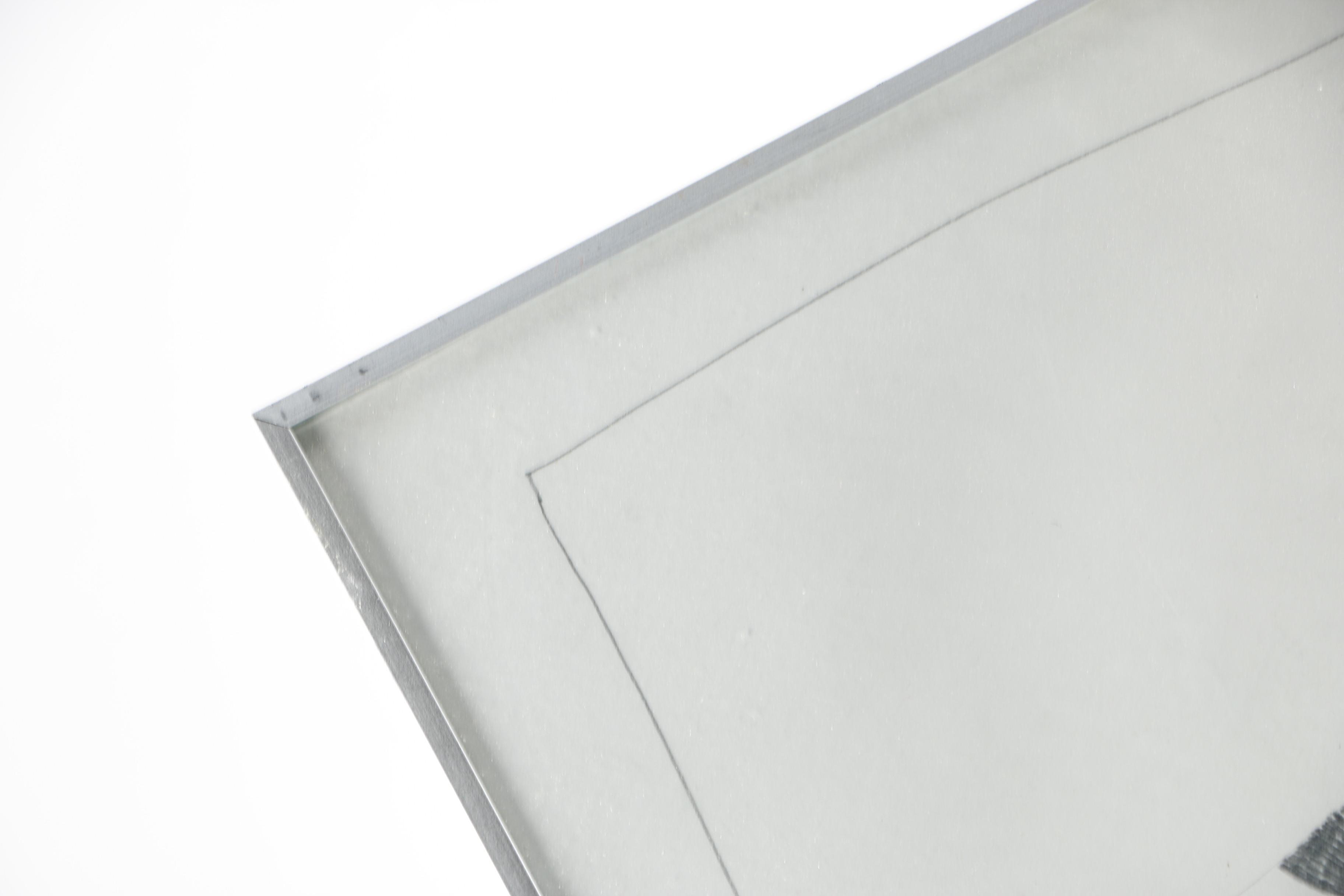 1973 R.Ciabaoti Graphite Drawing of a Nude Couple at the Shore