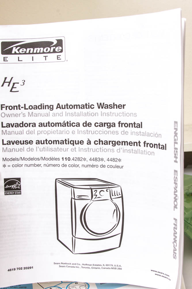 Kenmore Elite Front Load Washer and Dryer