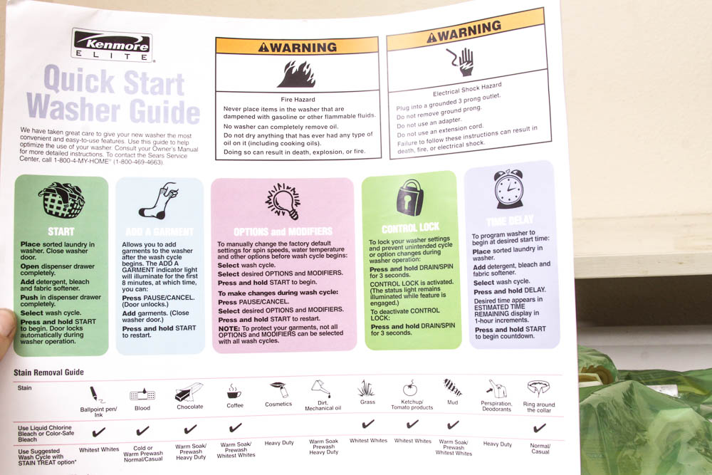 Kenmore Elite Front Load Washer and Dryer