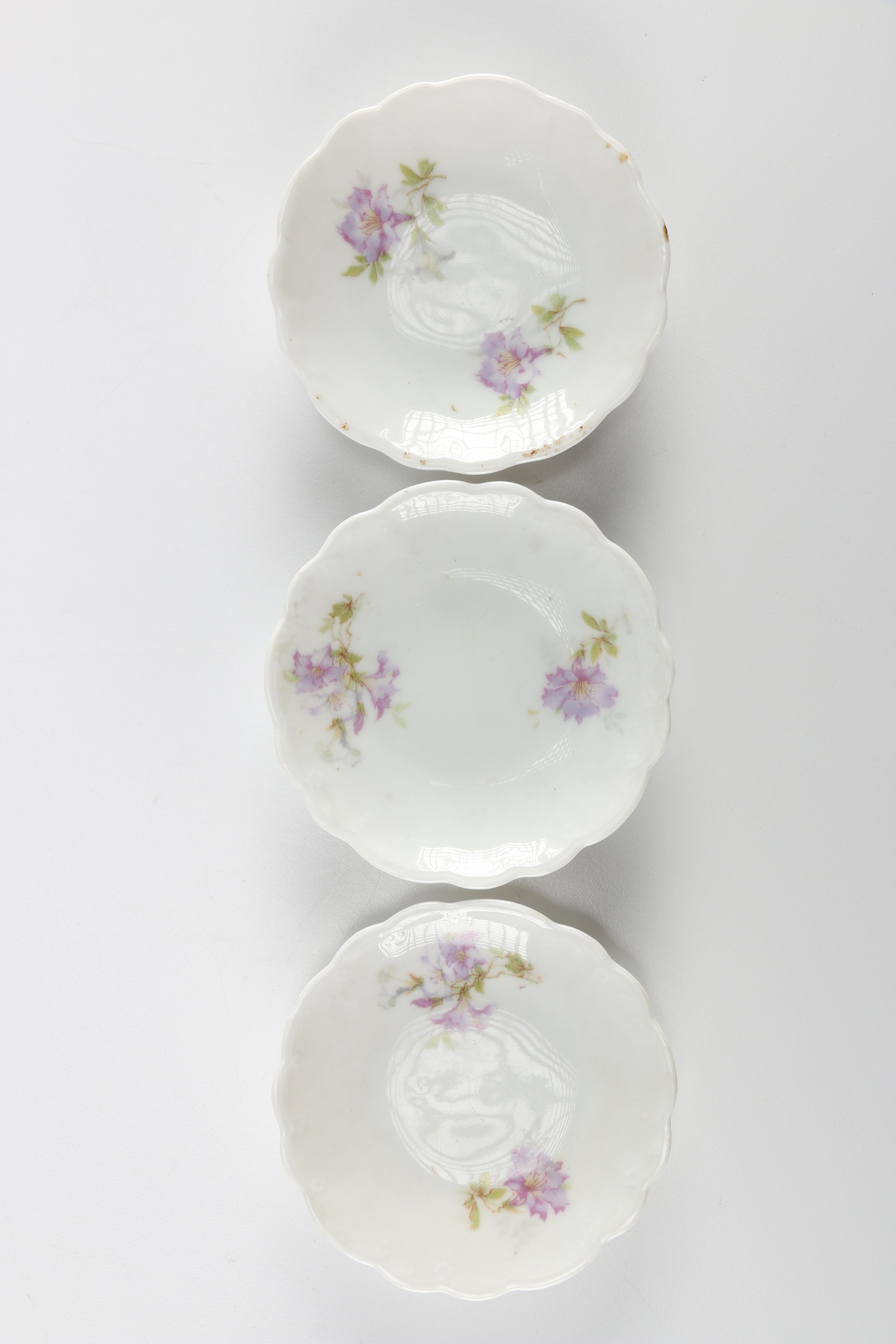 Royal Crown "Chantilly Rose" Dish and Moritz Zdekauer Dishes