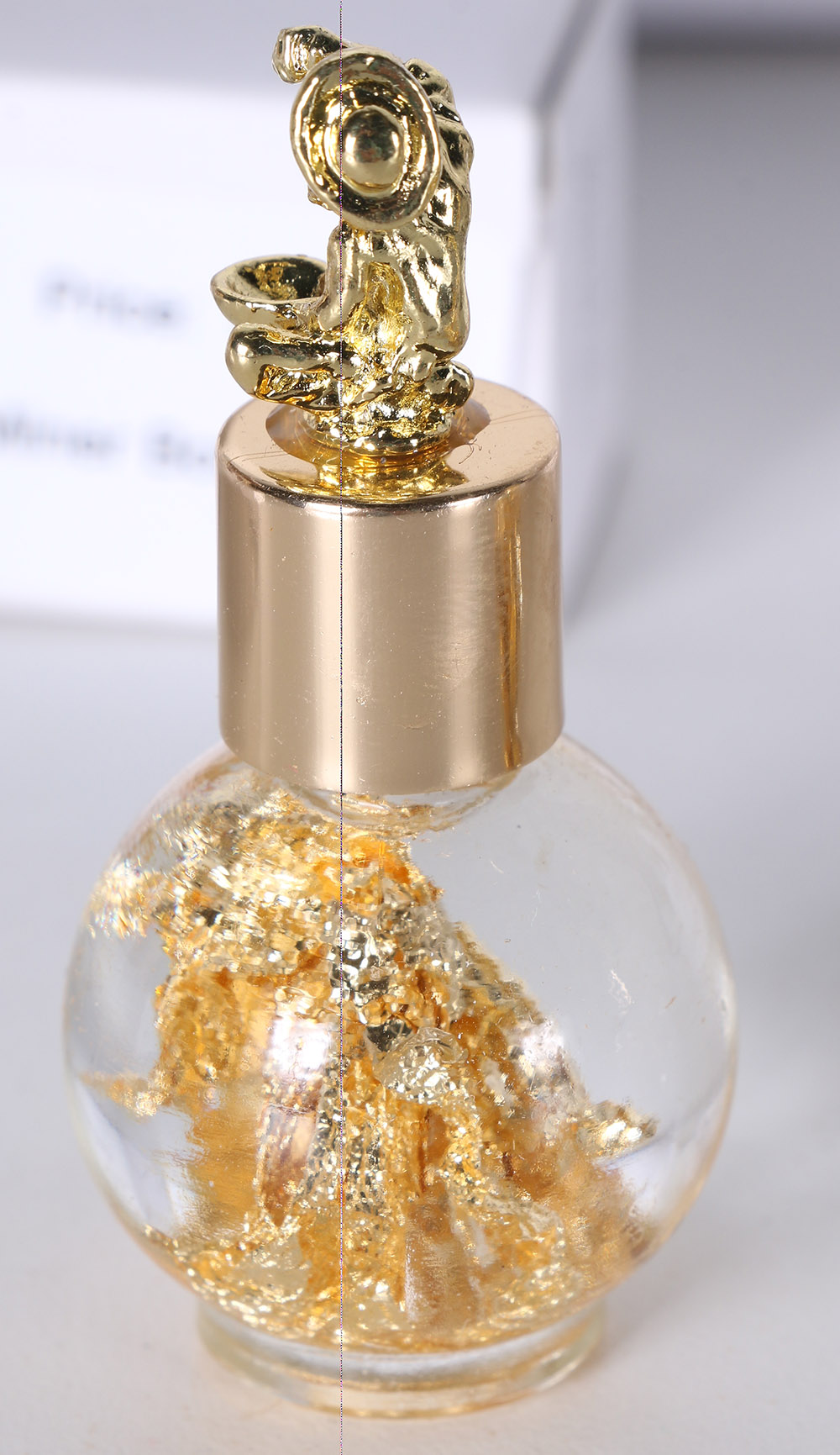 Gold-toned Foil in Decorative Bottles