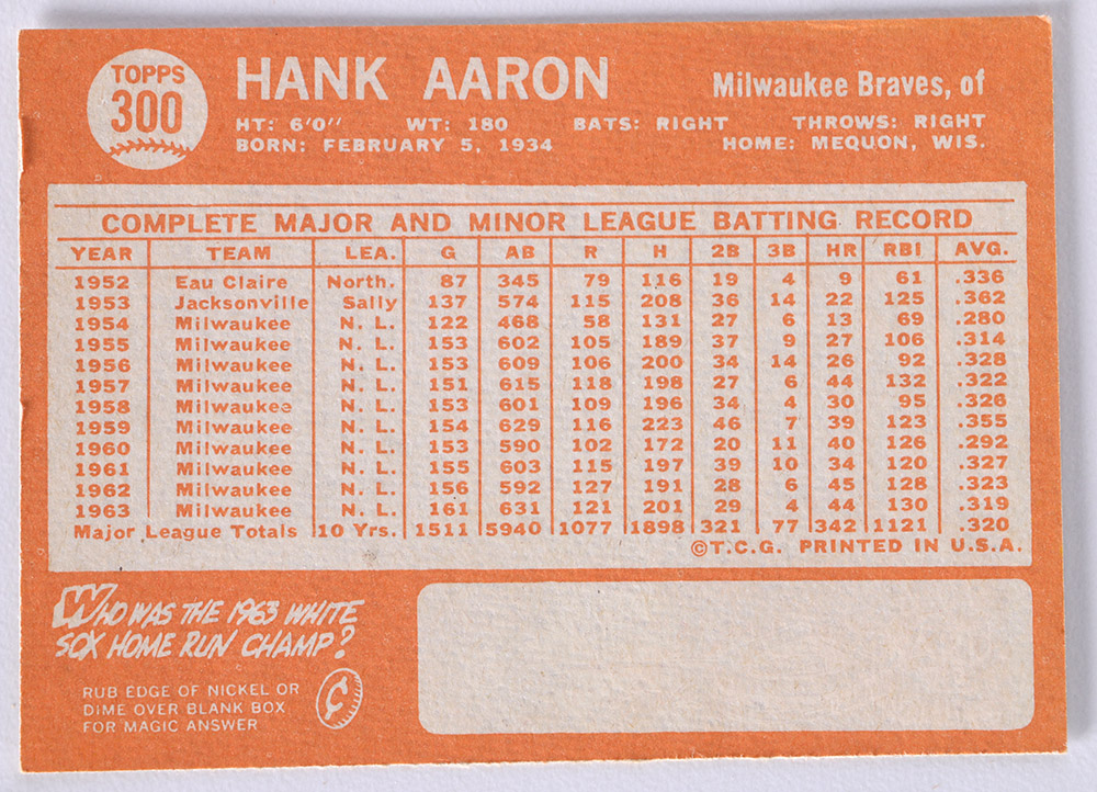 Assortment of Vintage Baseball Cards Including Ernie Banks and Hank Aaron